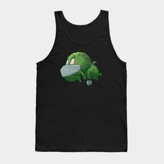 It's never too early for Halloween Cthulhu ftrick or treat face mask Tank Top by Carlos CD